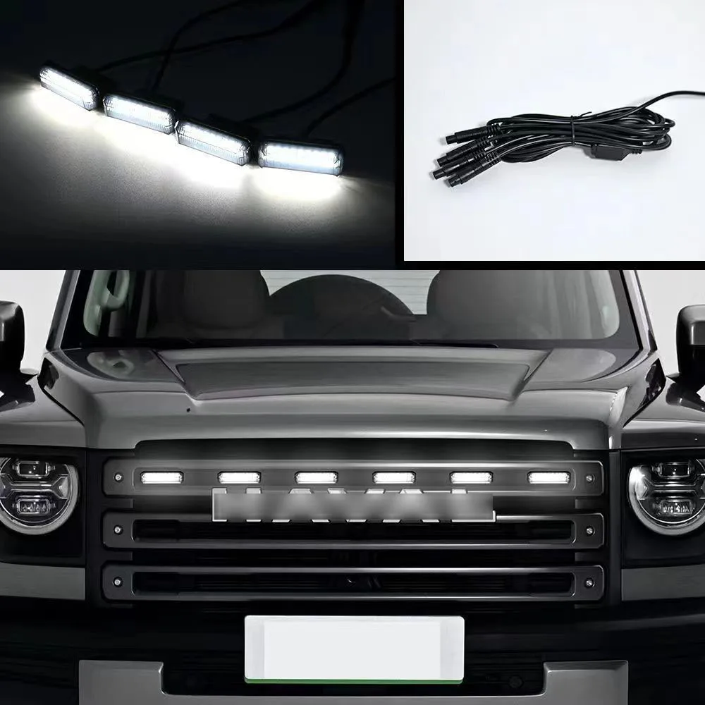 Car Warning Light Front Grille Strobe Lights Daytime Running Lamp For Great Wall Haval DARGO /DARGO II  H-DOG  Signal Lamps