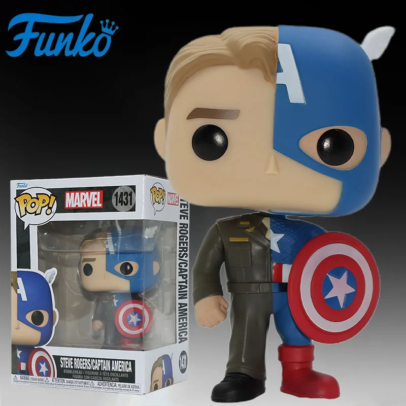 FUNKO POP Original Goblin Face & Captain America & Doctor Strange Anime Toys for Boys Christmas Gift Collectible Model Ornaments view 4