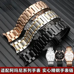 For Armani Watch Band Ar5919/5920/5905/5906/5890 Steel Belt Men Women Watch Strap  2023mm