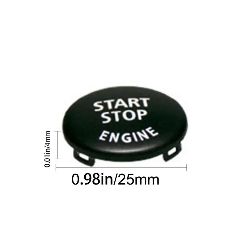 START Stop Engine Button Replace Cove For BMW X1 X3 X5 X6 E70 E71 Z4 E89 3 5 Series E90 E91 E60 Key Decor Ring Trim Switch Kit