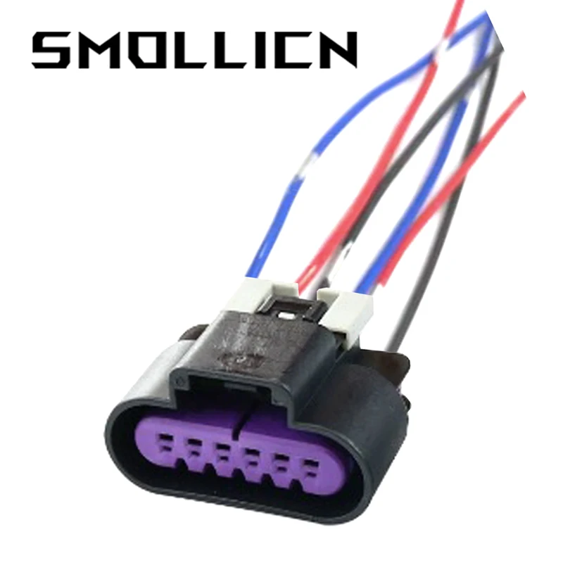 6 Pin Throttle Position Sensor Socket 15326829 15397577 Accelerator Pedal Position Sensor Plug For Buick Chevrolet LS3 LS7 CTS-V
