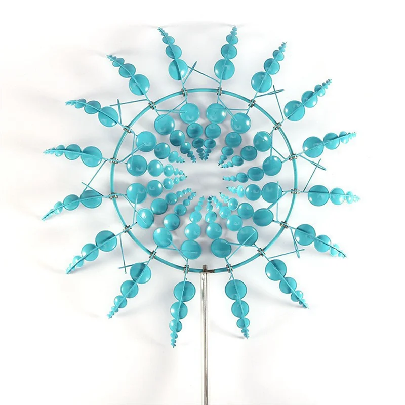 EDT-Magic طاحونة هوائية معدنية جديدة طاحونة هوائية معدنية حركية، مناسبة للفناء والحديقة