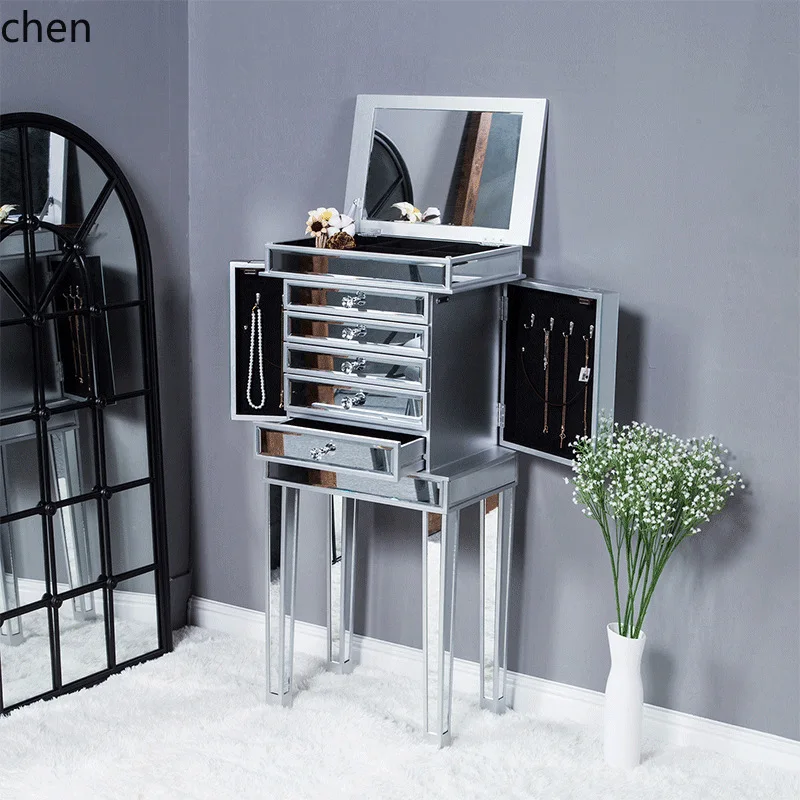 ZML Entrance Cabinet High-End Multi-Layer Drawer Storage Cabinet Organizer