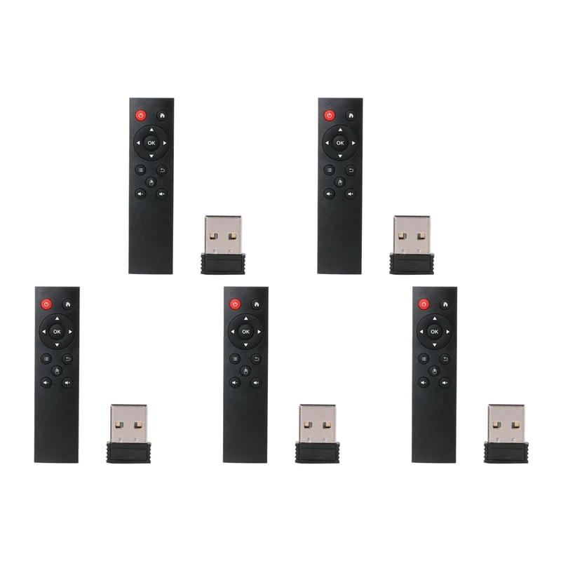 New 5X Universal 2.4G Wireless Air Mouse Keyboard Remote Control For PC Android TV Box