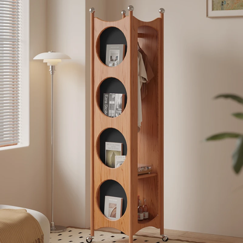 

Вращающаяся вешалка из массива дерева, съемная вешалка для спальни