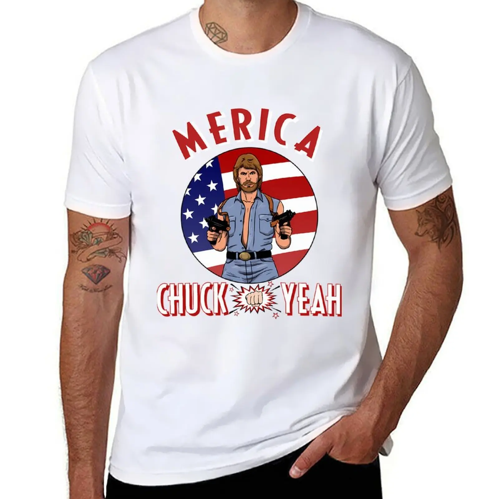 

Chuck Norrisl Classic T-Shirt t shirt for man 100 percent cotton t shirt man luxury T-Shirt