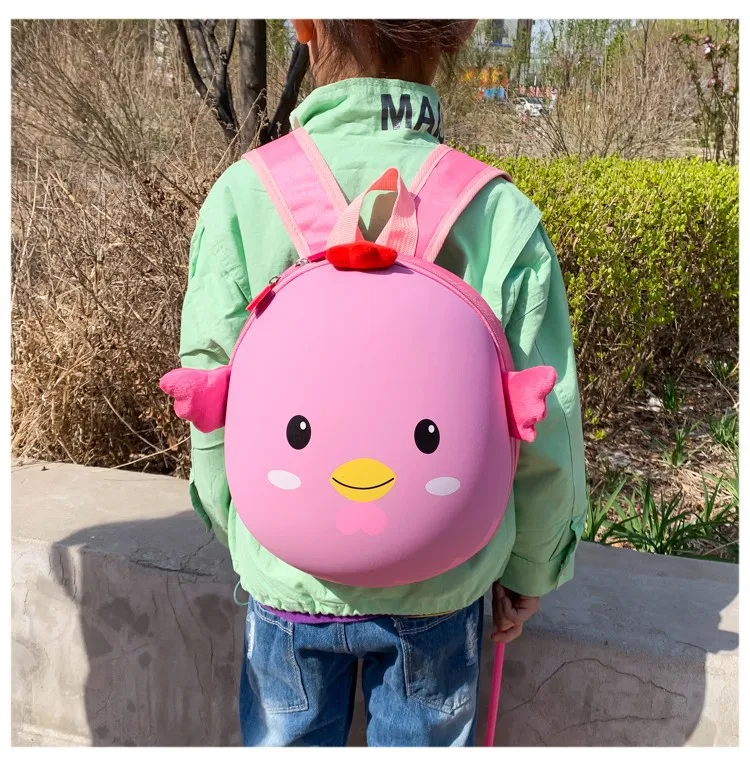 Chicken School Bag Kids Backpack Hard Shell Backpack Cartoon Cute Mini Shoulder Bag Kids Cute Bag