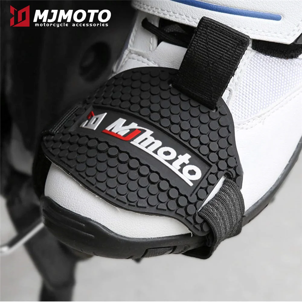 Motorcycle Shoe Cover Guards Motorcycle Gear Shift Pad Adjustable Durable Boot Protector Anti-skid Gear Shifter Elastic Band New