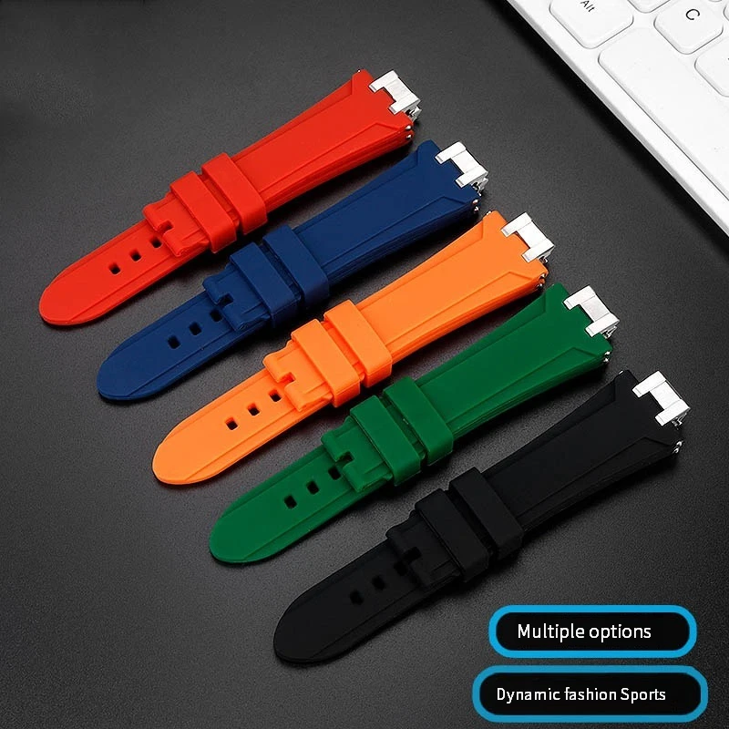 For Maurice Lacroix AIKON modified watchBand accessories AI6008 AI6007 AI 6038 waterproof silicone watch band strap Bracelet