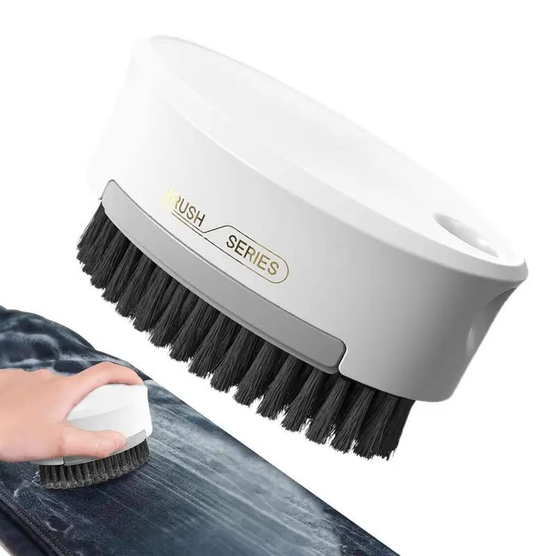 Shoes Brush Double-Sided Cleaning Bloom Multipurpose Cleaning Brush Portable Scrubbing Brush For Carpet Sheets Ergonomic Laundry