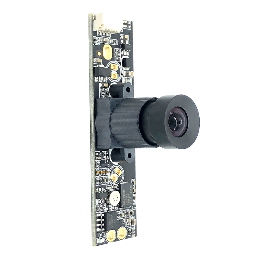 Industrial 2MP Surveillance Webcam 92° Zero Distortion Full HD 1080P OTG UVC Linux 30FPS USB Camera Module With Microphone
