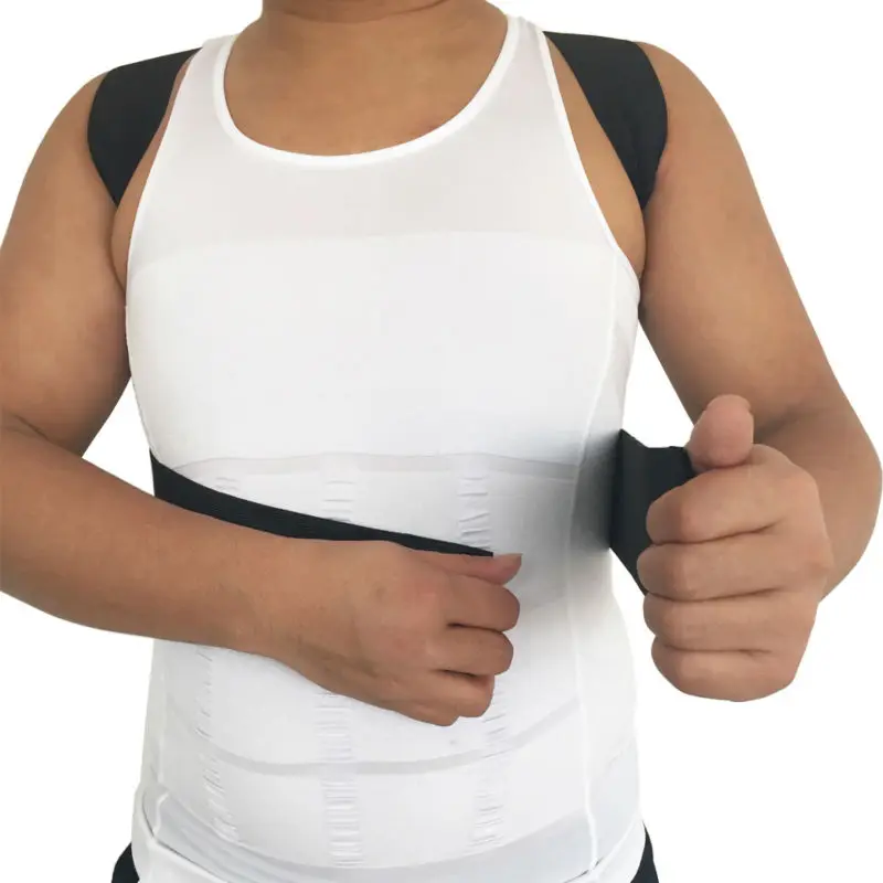 Corset Back Correction Magnetic Posture Corrector Straight Shoulder Brace Lumbar Support Pain Relief for Child Adult Women Men