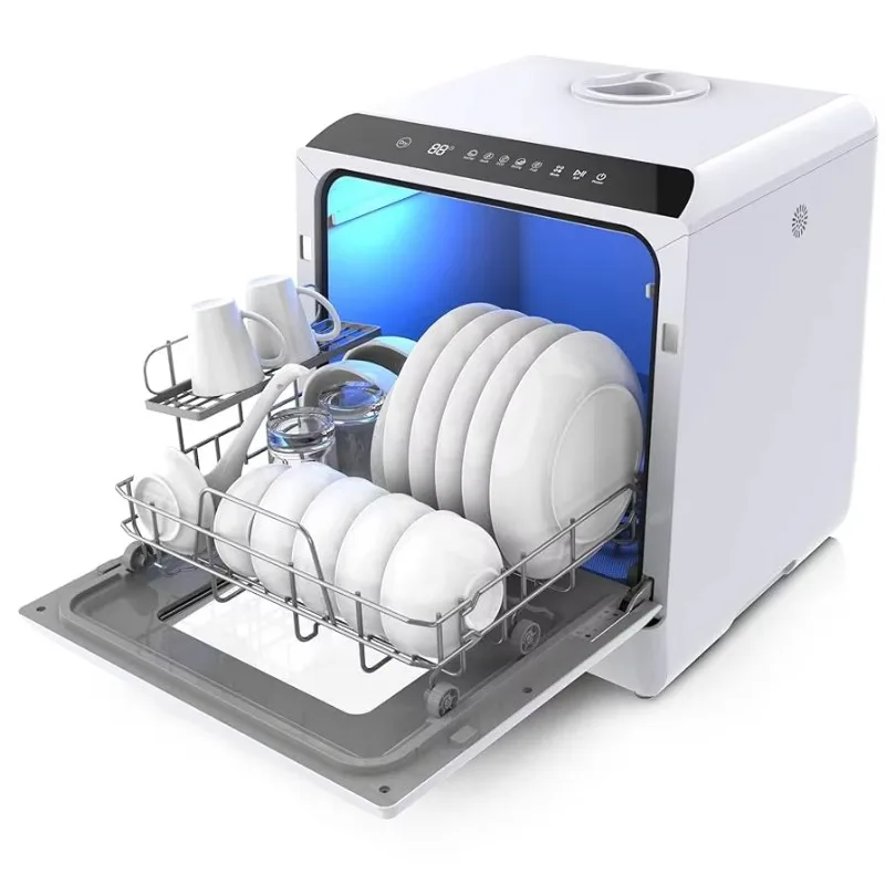 Por   Countertop Mini  with a Built-in 5L Water Tank No Hookup Needed 6 Washing Programs