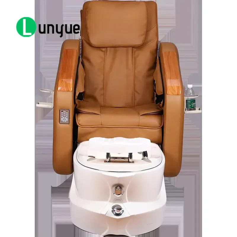 Deluxe Electric Pedicure Chair for Nail Spa Comfortable Foot Care Furniture with Massage Function Professional Beauty