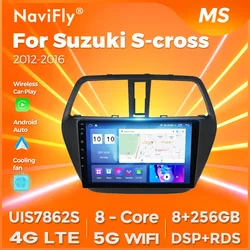 NaviFly 8-Core NEW Android Car Radio Multimedia Player For Suzuki SX4 2 S-Cross 2012-2016 GPS CarPlay Auto intelligent systems
