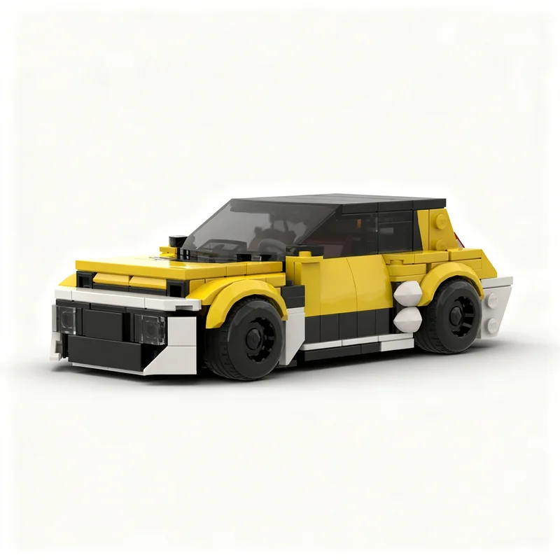 

NEW 380PCS MOC City Champions Super Car Renault 5 Turbo 3E Model Technology DIY Creative Assembly Bricks Display Birthday Gift