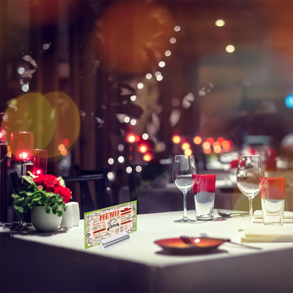 Pince d'affichage de signe de support d'étiquette de prix, étiquettes de pince, pinces de cuisson pour le support de supermarché