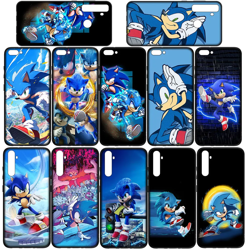 Anime Sonics Hedgehog Phone Cover Case for Xiaomi Redmi Note 13 8 7 12 Pro A3 13C 12C 8A 7A 8T A3X 4G 5G Note13 Soft Casing