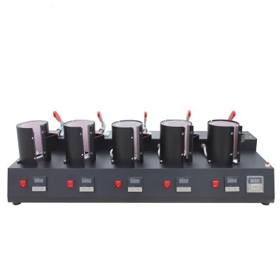Manual New Multifunction Cutter and Dispenser Single Controller 5 in 1 Mug Sublimation Heat Press Machine Printer