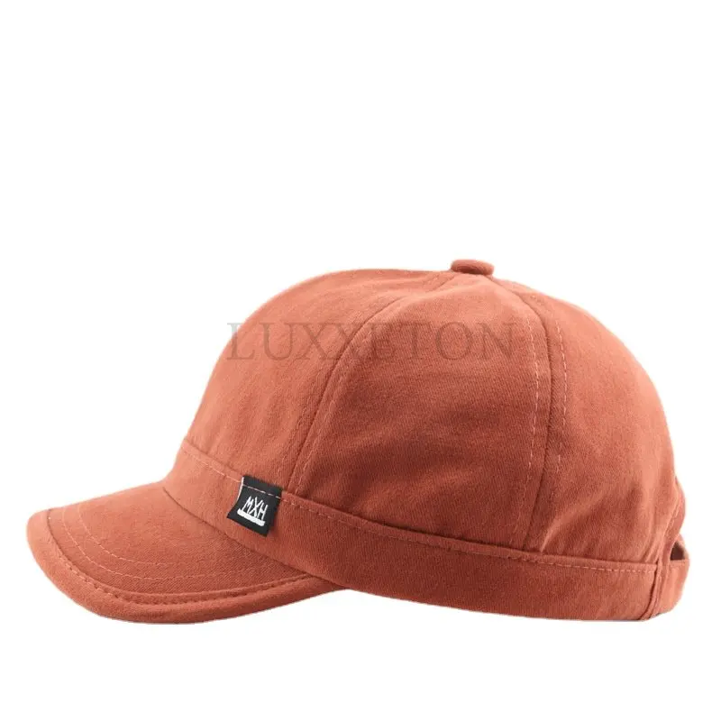 Dad Hat Cotton Short Brim Baseball Cap Solid Color Hats for Women Men Outdoor Visor Cap Casual Snapback Hats