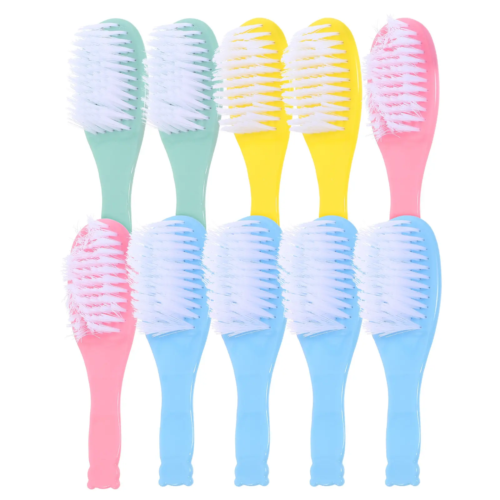 

Набор из 10 детских расчесок для волос: щетки для бережного распутывания и массажа кожи головы младенцев, удобные для домашнего использования