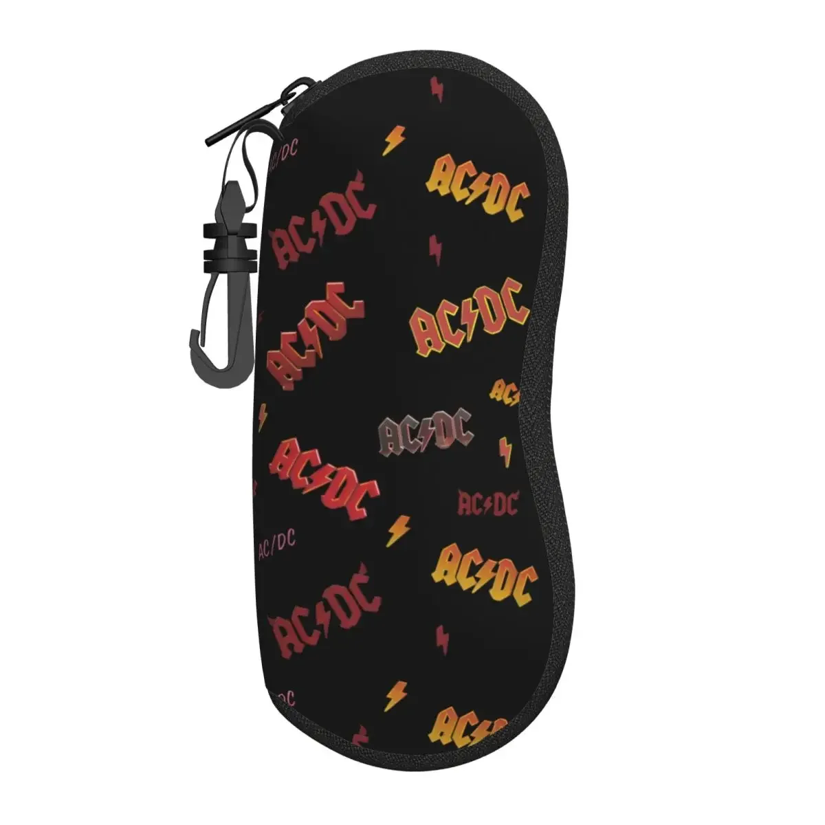 Rock Band Heavy Glasses Case New Zipper ACs Music DCs Eyeglasses Storage Box Anti-Pressure Glasses Box