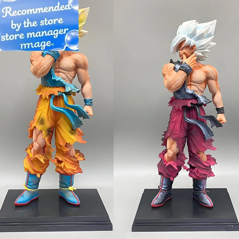 

33 см Dragon Ball Goku Аниме Фигурка Super Saiyan Son Goku Pinch Man ПВХ Фигурка Модель Статуя Коллекция Декор Игрушки Подарки