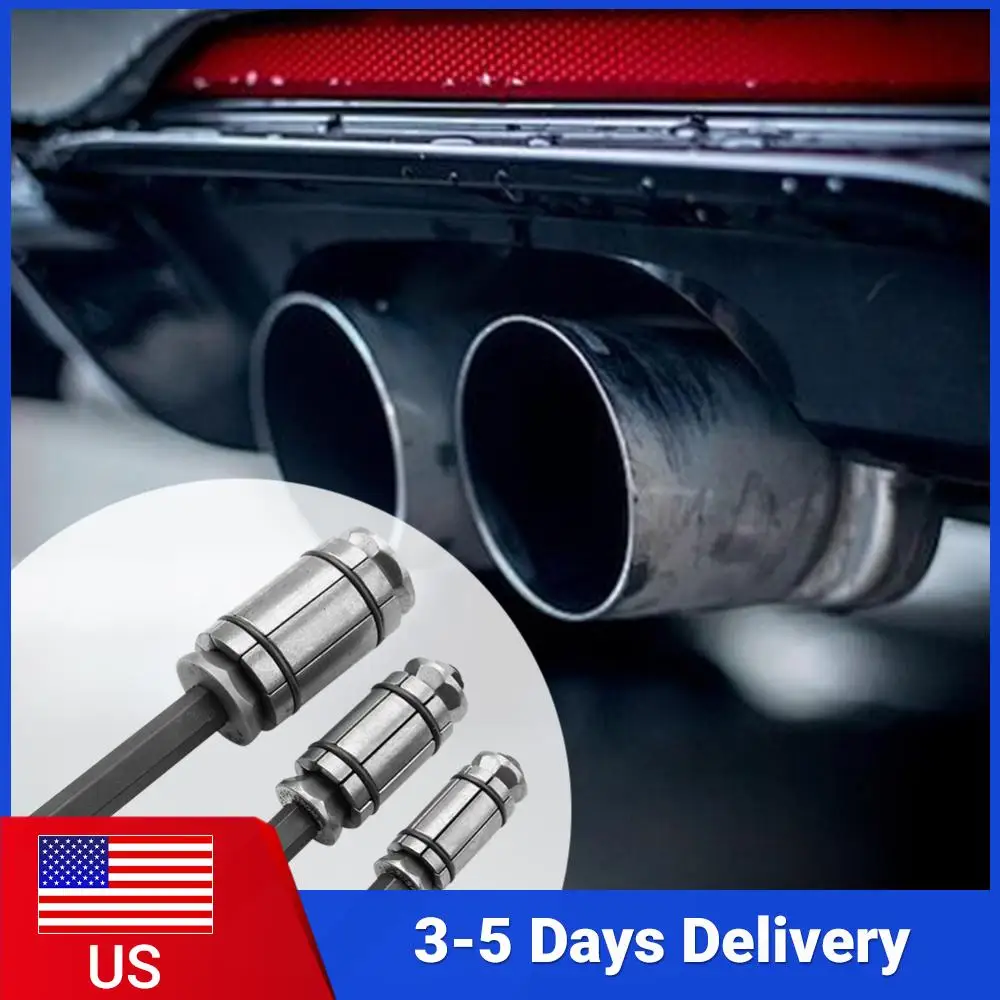 

3Pcs Forged Exhaust Muffler Pipe Expander Tool Kit 1-1/18 Inch To 3-1/2 Inch Tail Pipe Butt Muffler Exhaust Expander Kit