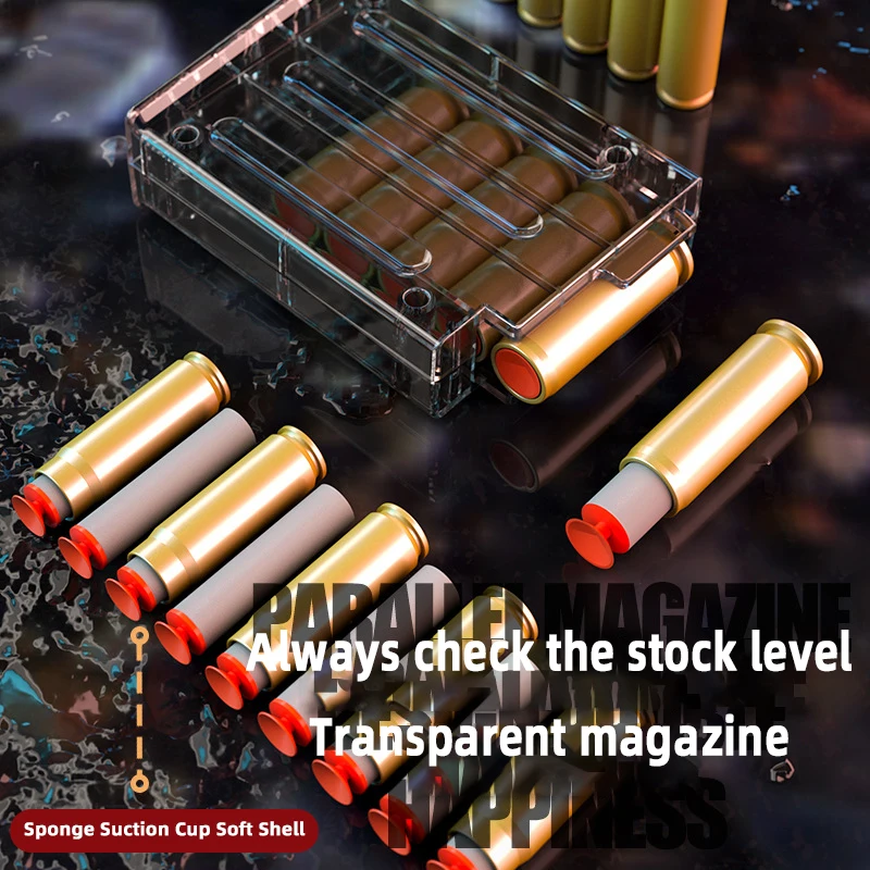 小型狙撃銃 手動装填 発射可能 排莢式 ソフト弾丸 おもちゃの銃 子供と男の子向けおもちゃ