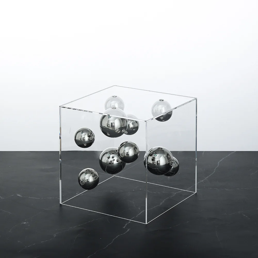 Modern simple European style light luxury acrylic cover planet ornament soft decoration decoration