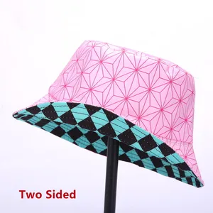 Demon Anime Slayer Cosplay Cap Fischer, Kamado Tanjirou, Nezuko nein Yaiba, Druckschaufel, Außenhut im Freien Hauptverkäufe von Kimetsu Manga auf Yaiba - №4