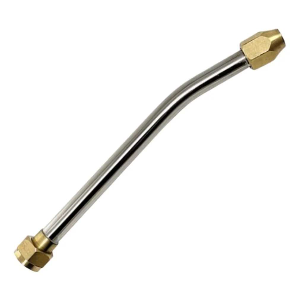 Fan-Spray Nozzle Equipped Stainless Steel Extension Wand for High-Pressure Washers Used in For AC and Drain Cleaning