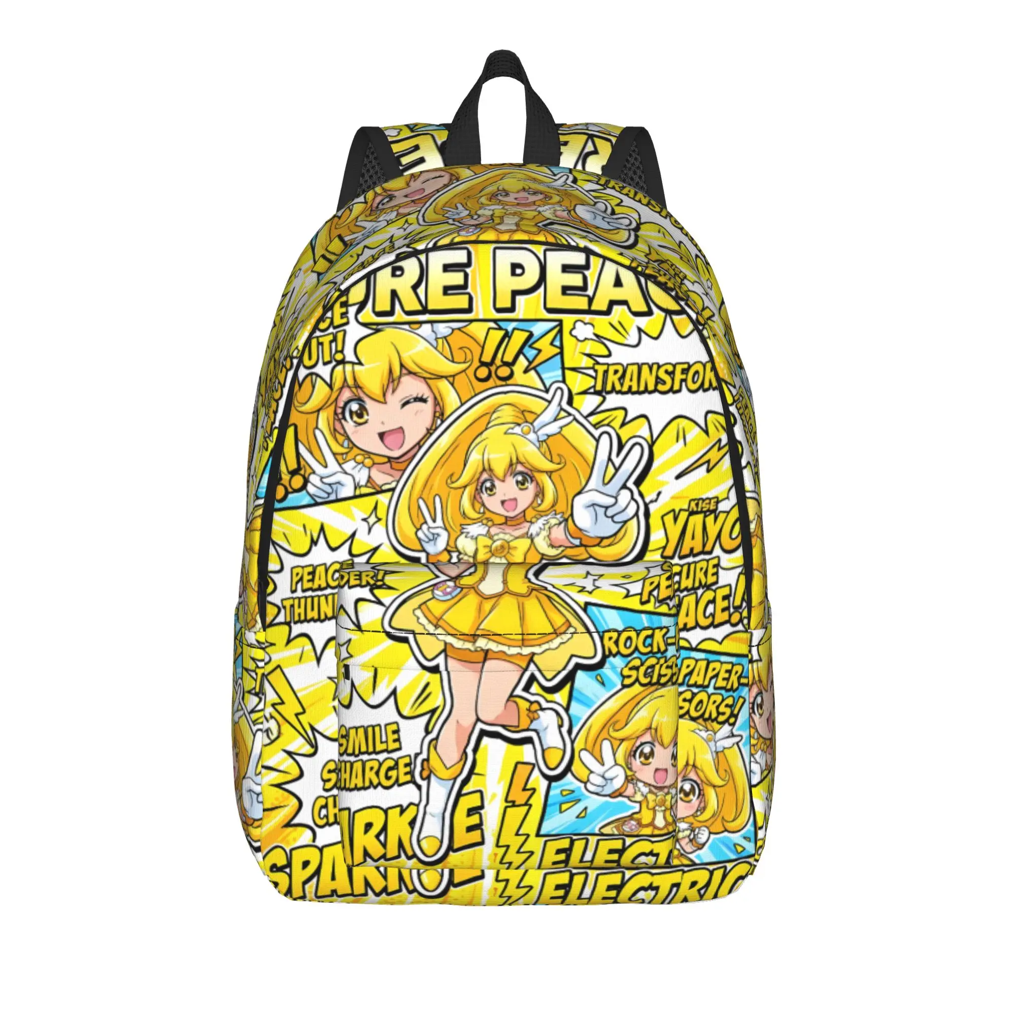 Pretty Cure Pencil Case Kawaii University Pencil Box Students Double Layer Cute School Pencil Cases Graphic Stationery Organizer
