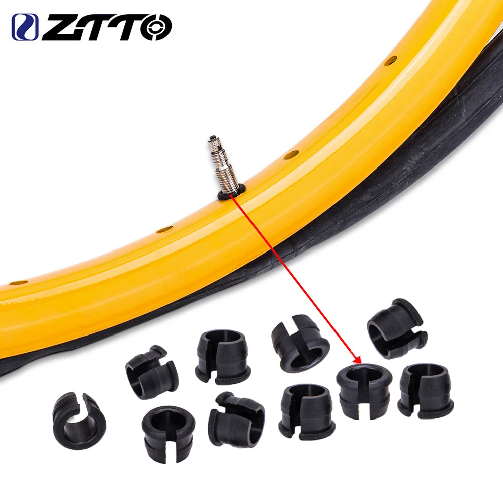 ZTTO 10pcsMTB Road Bike Valve Converter Bicycle Schrader Valve Rim Convert To Presta Valve Inner Tube Adapter Bushing Plugs