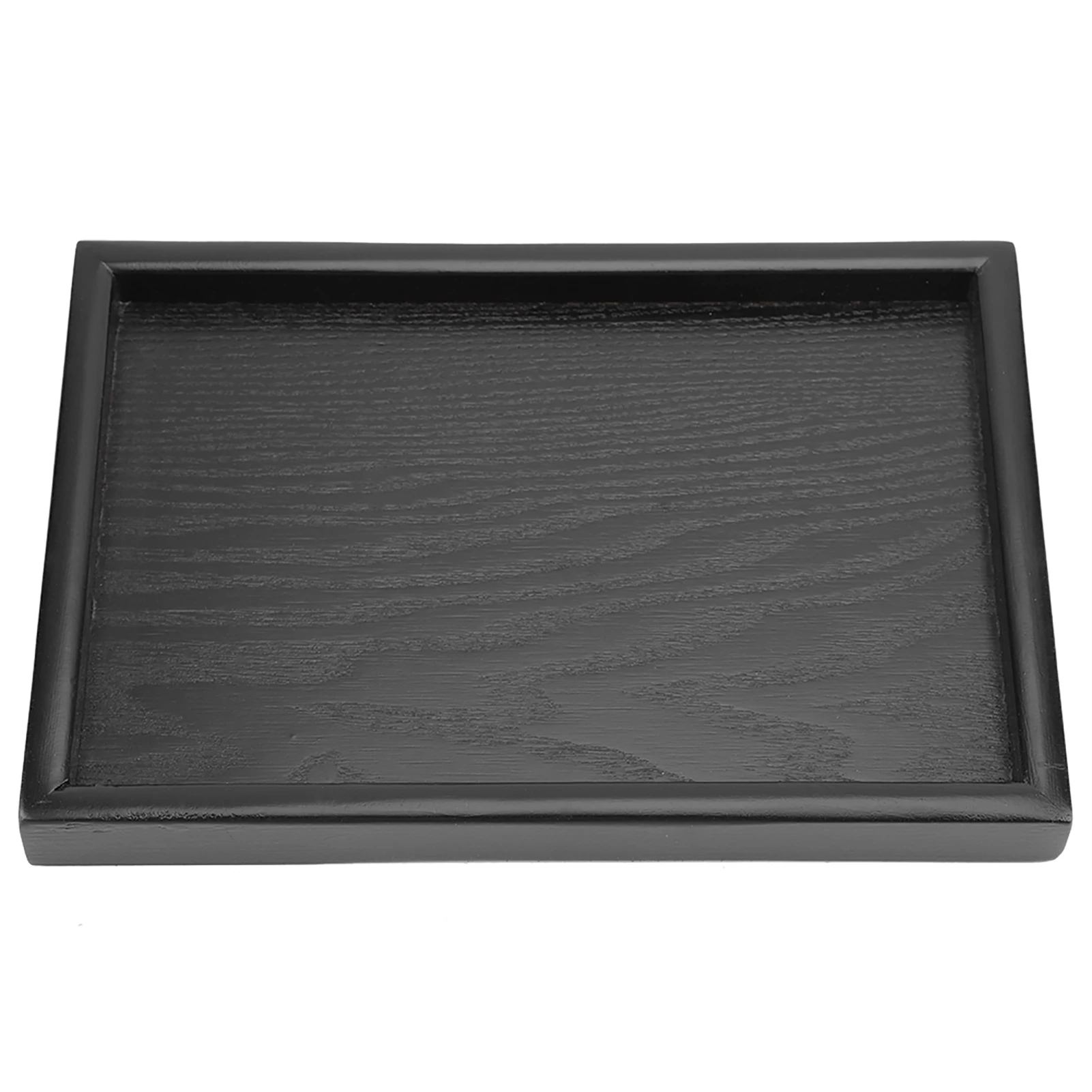 Wooden Tea Tray Rectangle Shape Solid Wood Tea Coffee Snack Food Meals Serving Tray Plate Restaurant Trays