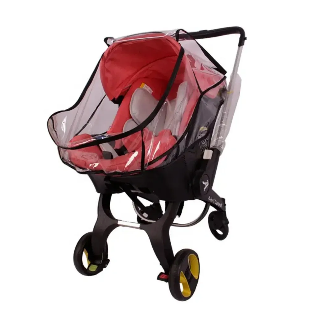 Safety Seat Baby Carriage Multi-function stroller baby 4 in 1 Customized Pram Windproof Shell Baby Safety Seat Rain Cover