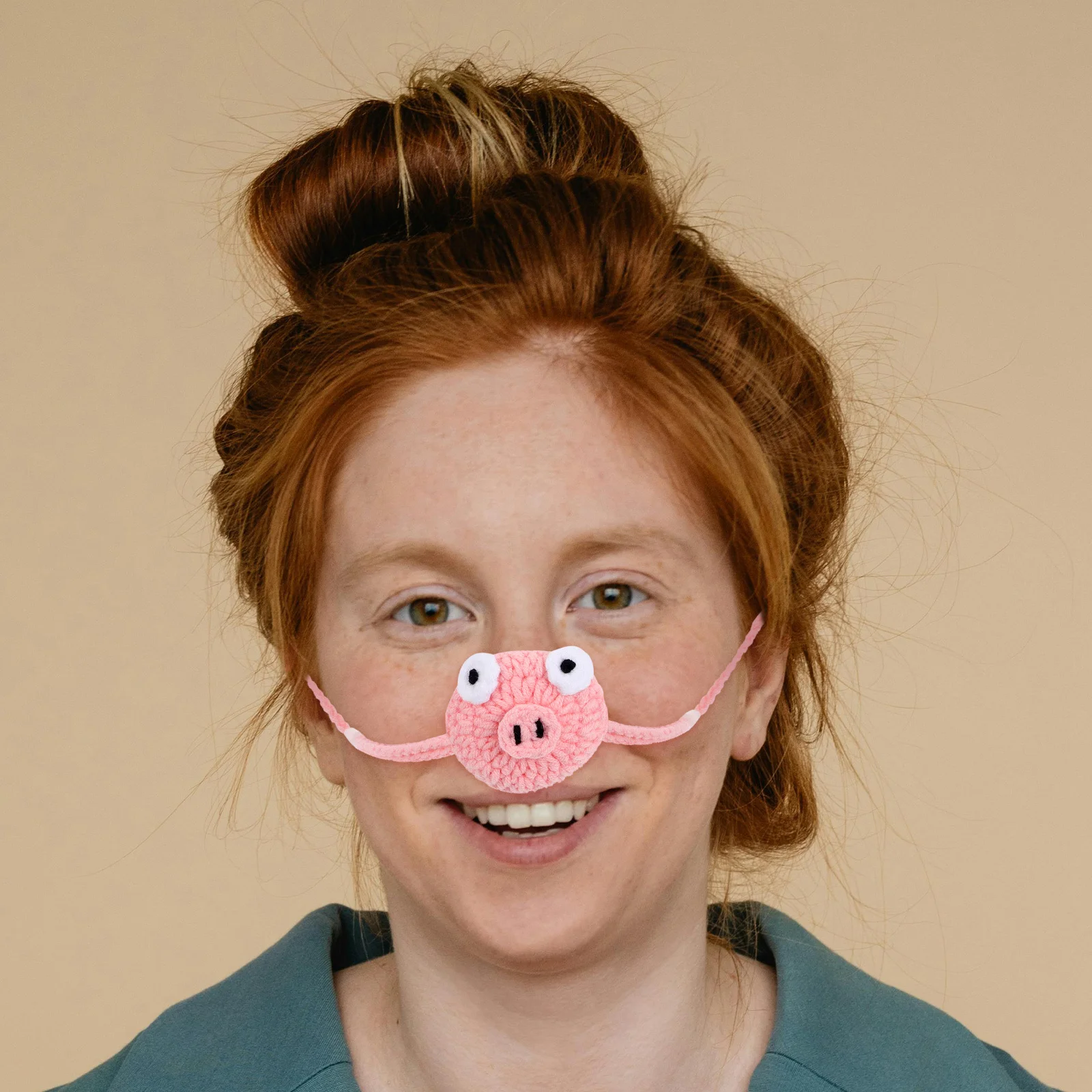 محبوك يدويا مكافحة الرياح الأنف حامي غطاء متماسكة دافئ لفصل الشتاء السفر في الهواء الطلق قابلة لإعادة الاستخدام الكروشيه دفئا ملحق النساء