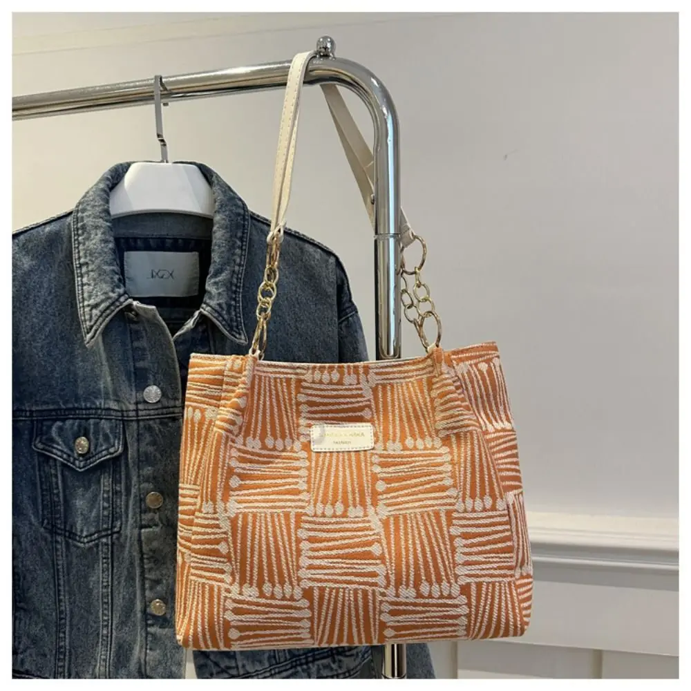 Прочная парусиновая сумка через плечо, повседневная большая сумка большой емкости, сумка для покупок