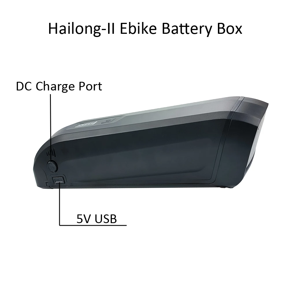 Side Release 36V 48V Hailong-2 Ebike Battery Case Big Game Bikes BGB Frame Ebike Empty Box 39 40pcs Cell Holder