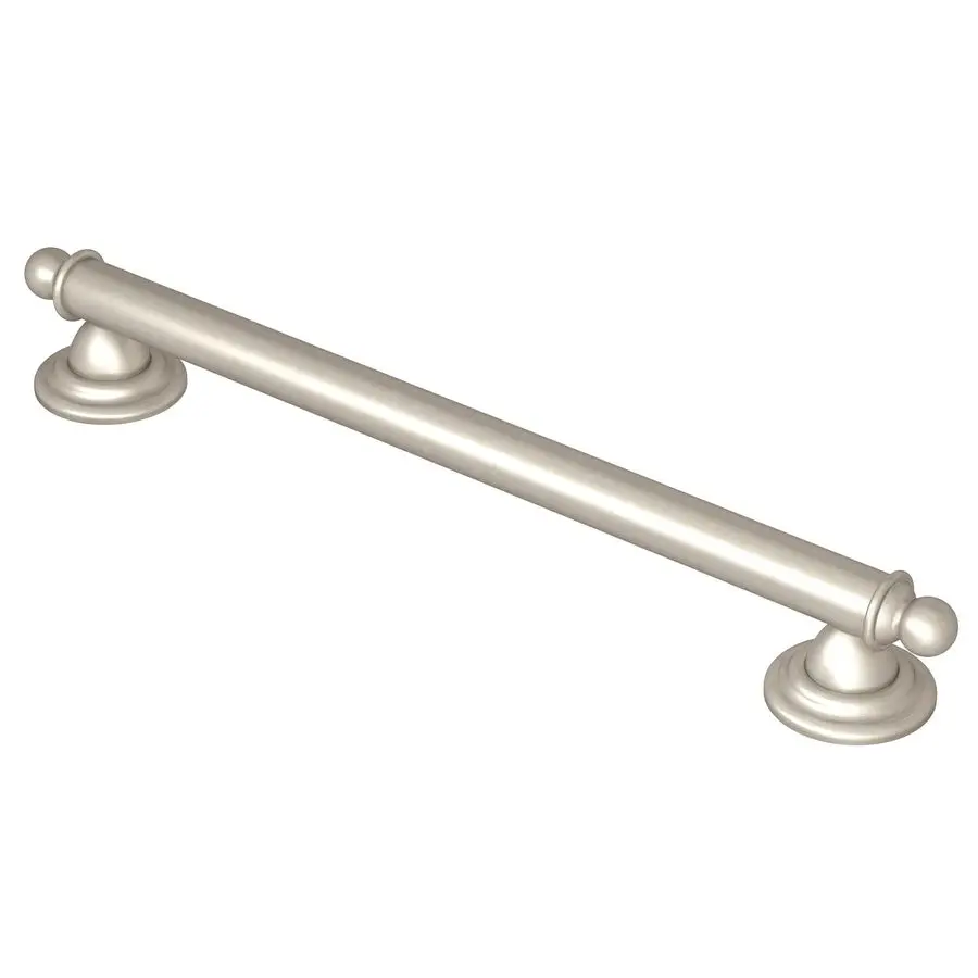 

YG2224BN Bathroom Safety 24Inch Stainless Steel Traditional Bathroom Grab Bar, Brushed Nickel