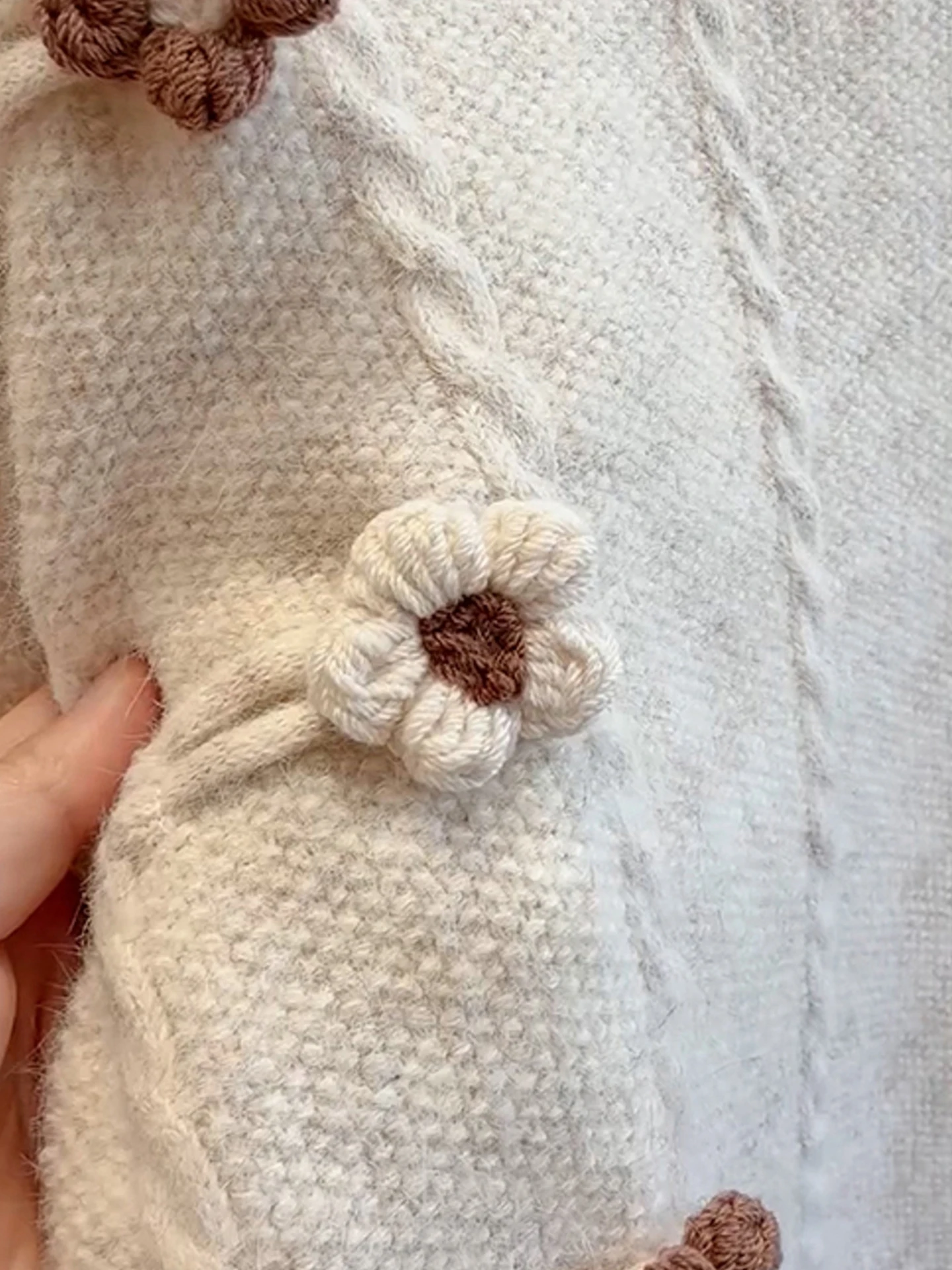 Sli محبوك سترة مستديرة Ne Long Sve الخريف عارضة Faionable المرأة أعلى جميلة مريحة الكورية Sle تخفيف #2