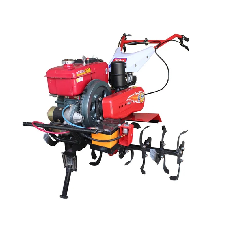 

Orchard multifunctional micro-tiller small ditch loosening soil mowing rotary tillage