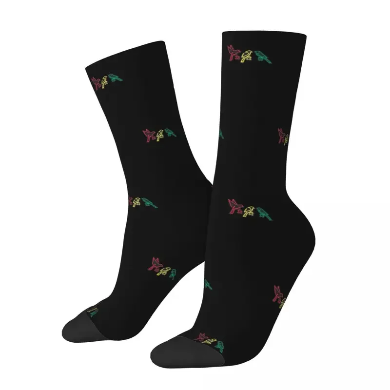 Y2K Bob Marley Ajax - Three Little Birds Harajuku Sweat Absorbing Stockings All Season Long Socks Accessories For Unisex Gifts