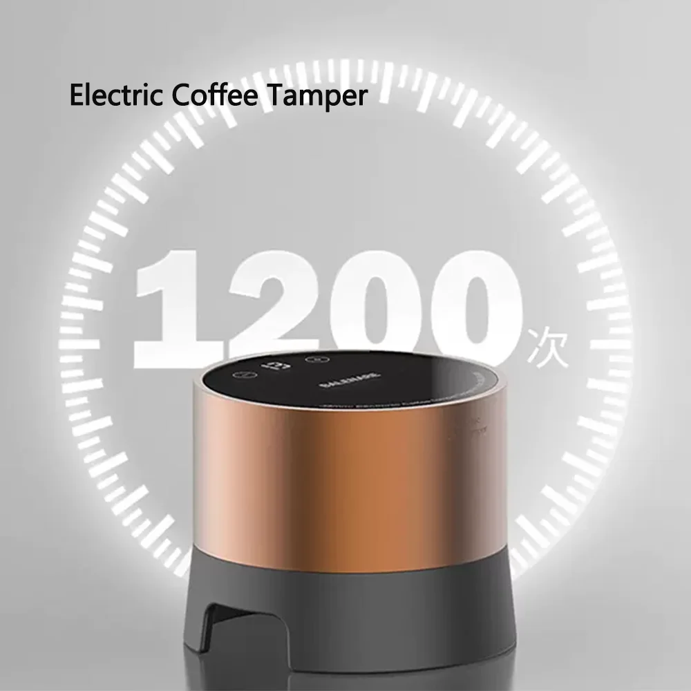 58MM Portable Coffee Tamper Electric Coffee Tamper Rechargeable Tamper Flat Espresso Coffee Tools