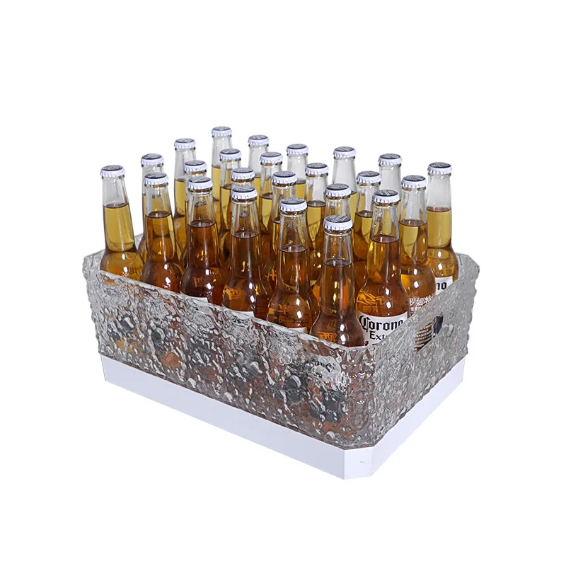 

Bar luminous pattern beer plastic champagne bucket nightclub party creative