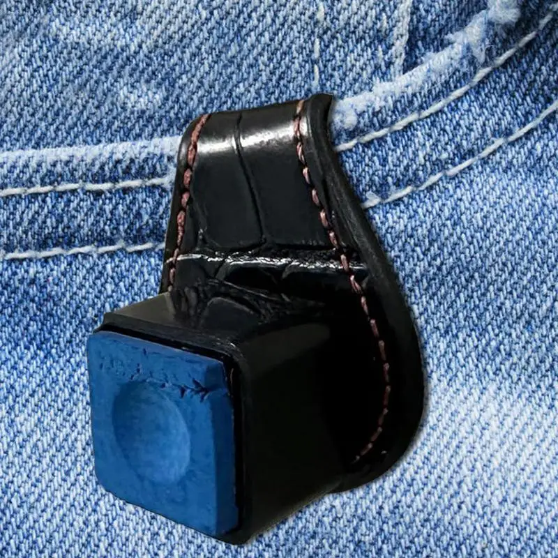 Chalk Holder Pool Billiards Pool Chalk Case With Belt Clip Sports Accessory Magnetic Rack For Players Game Pocket Hobby Home