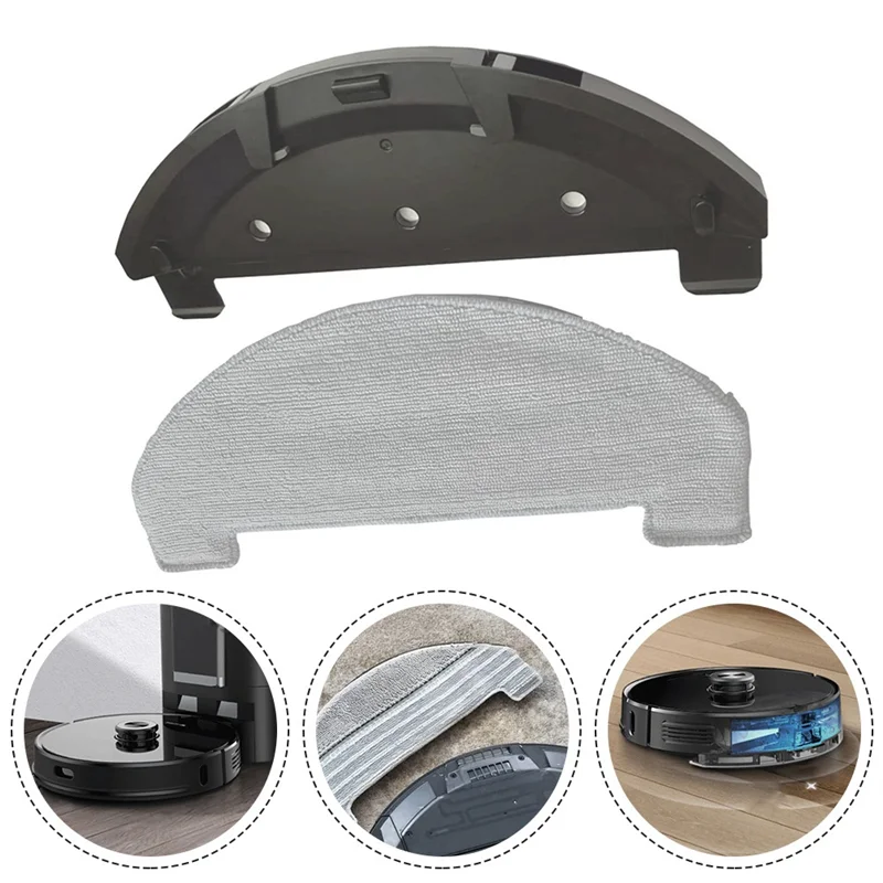 -ABPO 10X เครื่องดูดฝุ่น Mop ผ้าผู้ถือและ Mop ผ้าสําหรับ Proscenic M8pro M8 หุ่นยนต์เครื่องดูดฝุ่น