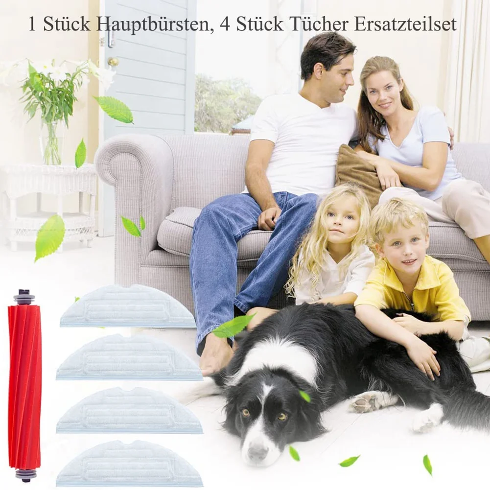 Peças de reposição escova principal mop almofada compatível para roborock s7 t7s robôs aspirador acessórios