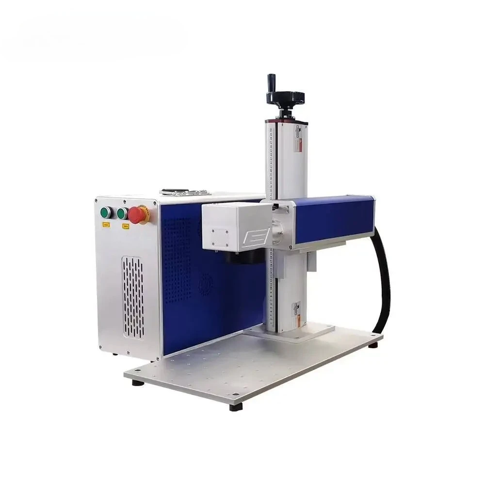 

Portable Desktop Fiber Hine Metal 20W 30W 50W JPT MAX Laser UV Marking Hines