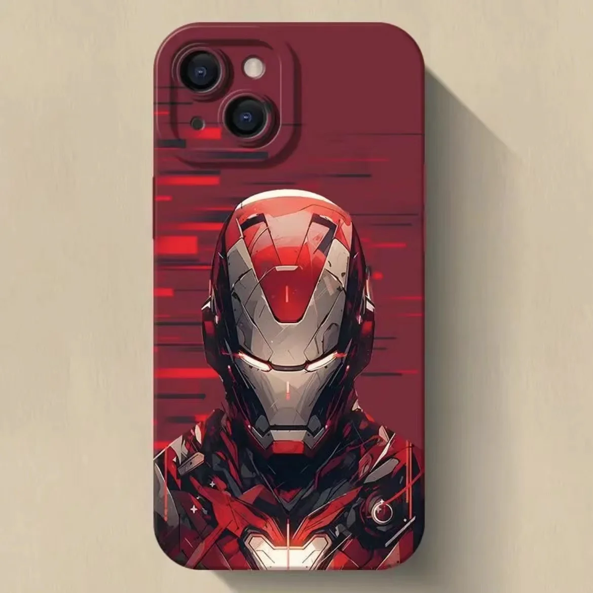 Marvel Iron Man Tony Stark Silicone Phone Case for iPhone 15 Pro Max 14 13 12 11 Pro Max XR XS X 15ProMax Full Protective Cover